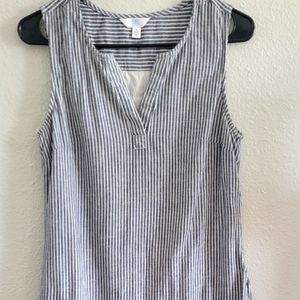 Denim, pin-stripped dress, Time and Tru, size 4-6 (small)